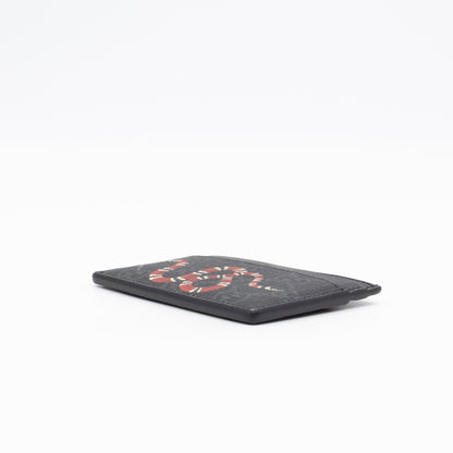 King Snake Card Holder Black GG Supreme