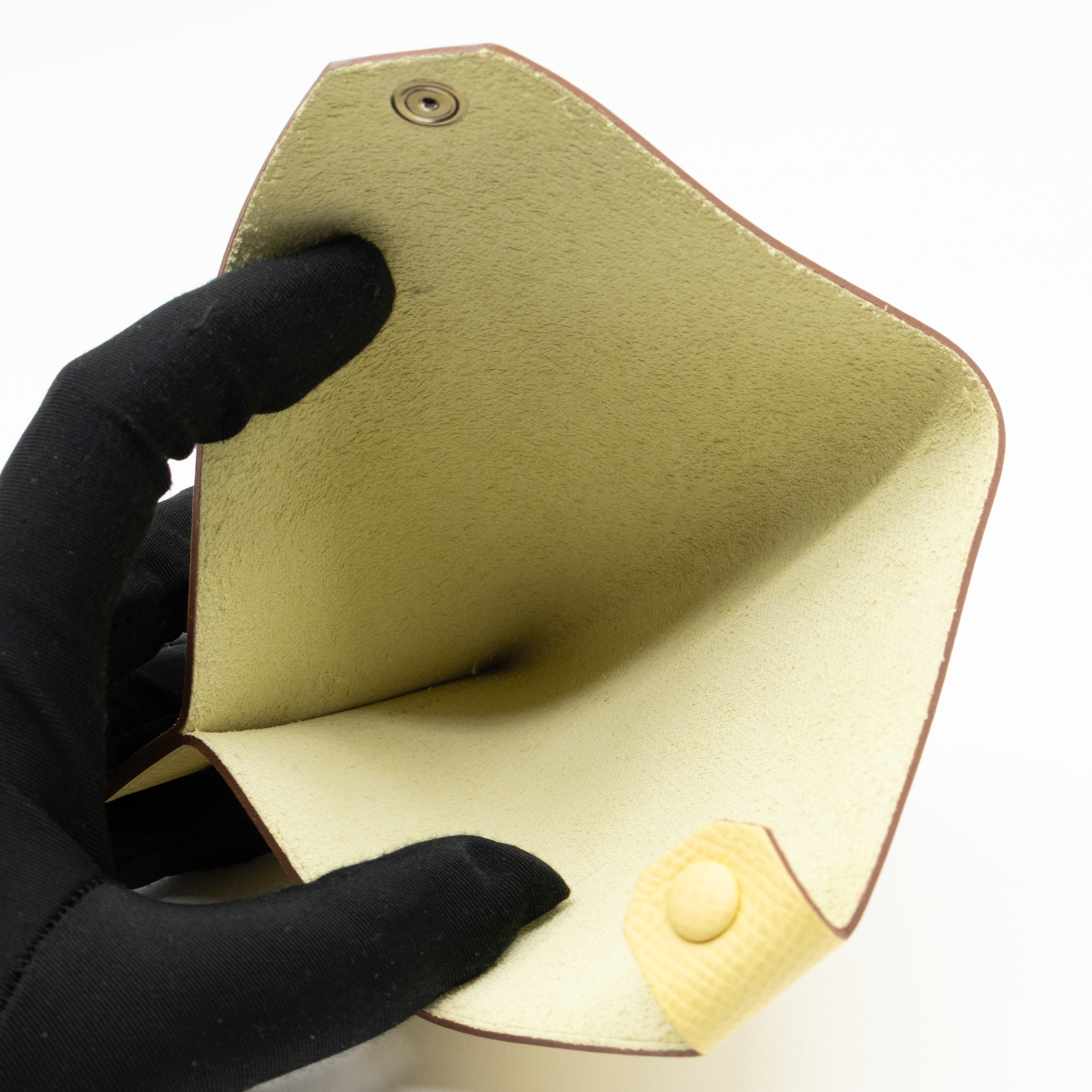 Tarmac Passport Holder Jaune Poussin Epsom Calfskin