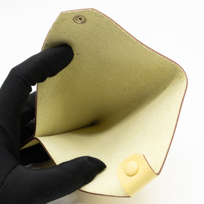 Tarmac Passport Holder Jaune Poussin Epsom Calfskin