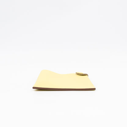 Tarmac Passport Holder Jaune Poussin Epsom Calfskin