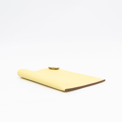 Tarmac Passport Holder Jaune Poussin Epsom Calfskin