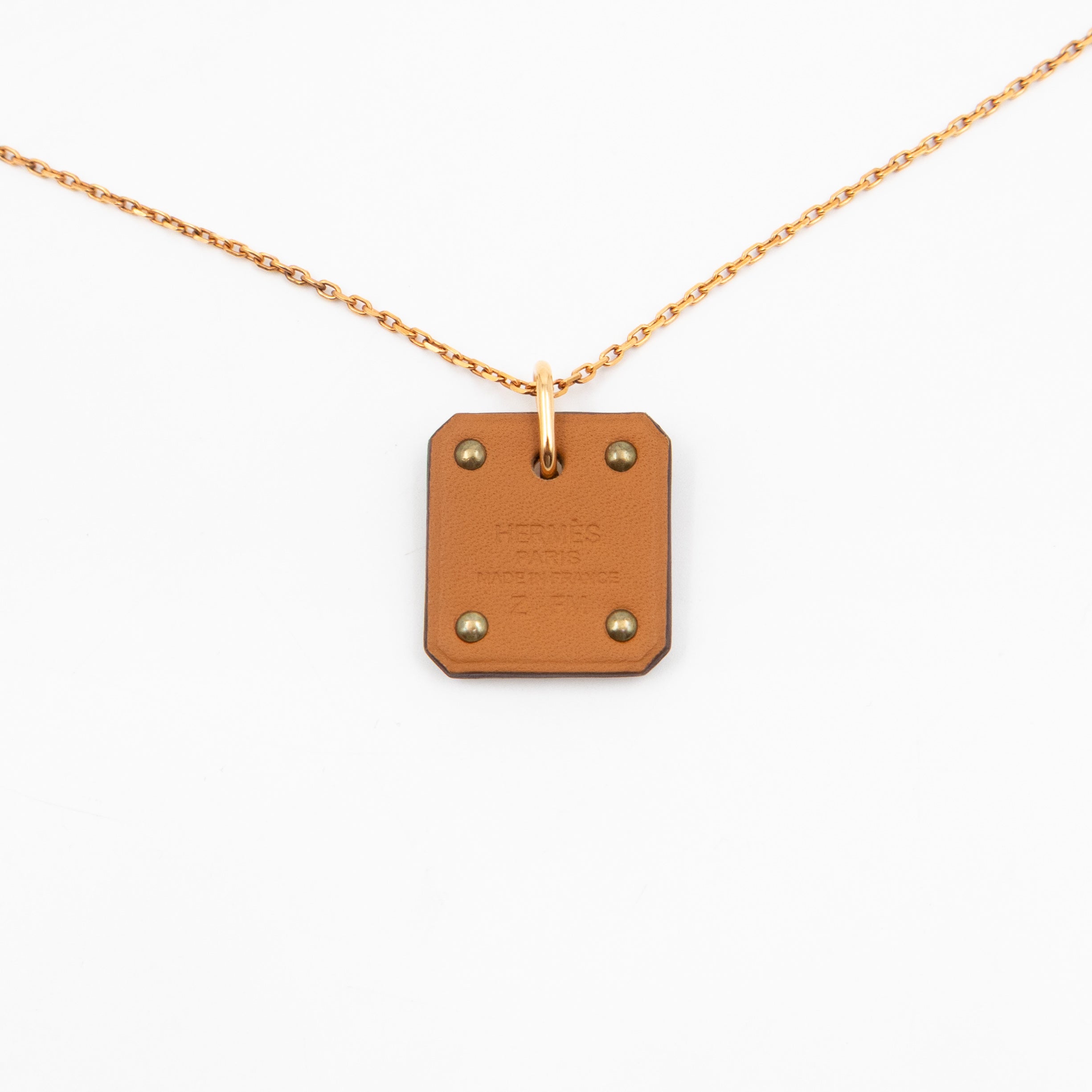 As de Coeur Pendant Necklace Etoupe
