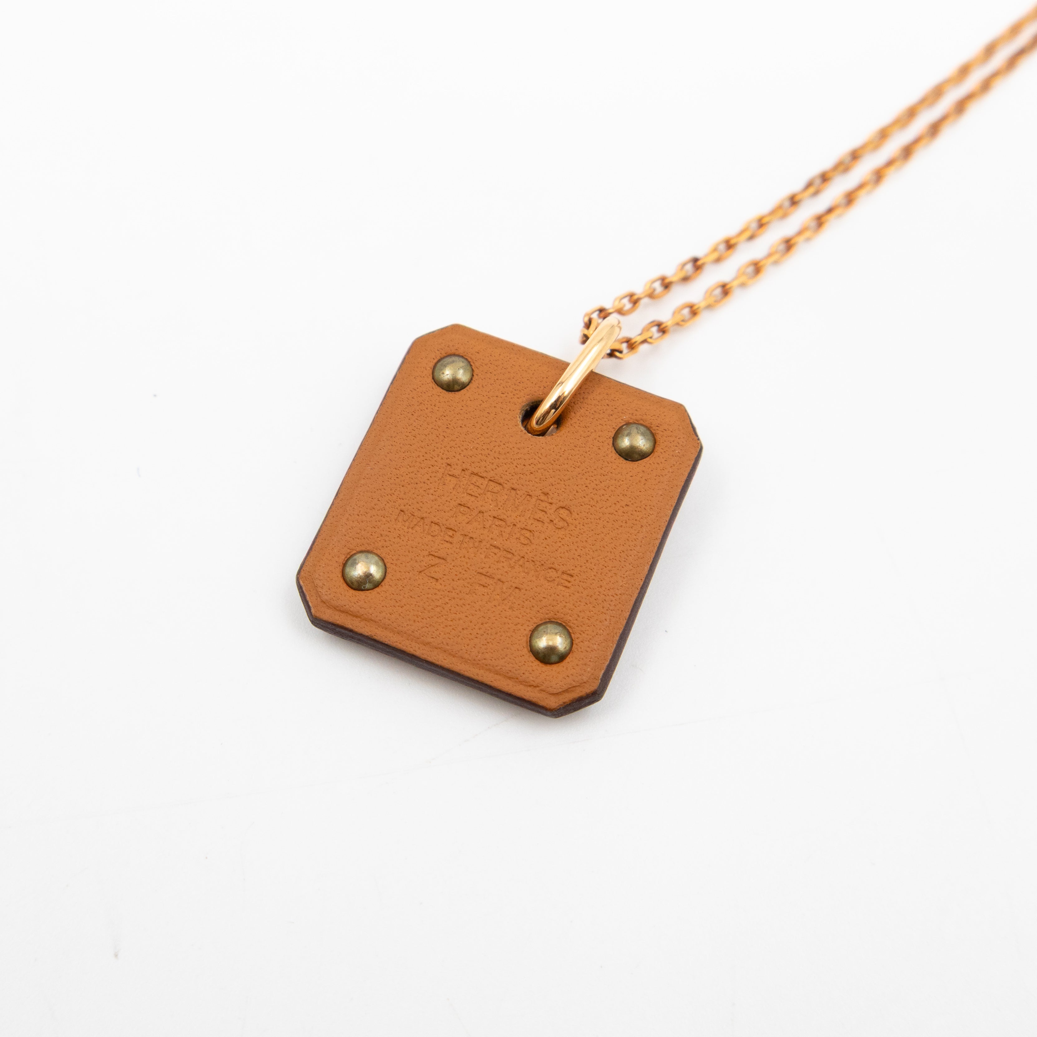 As de Coeur Pendant Necklace Etoupe