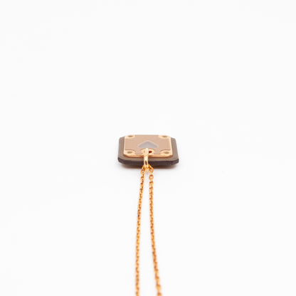 As de Coeur Pendant Necklace Etoupe