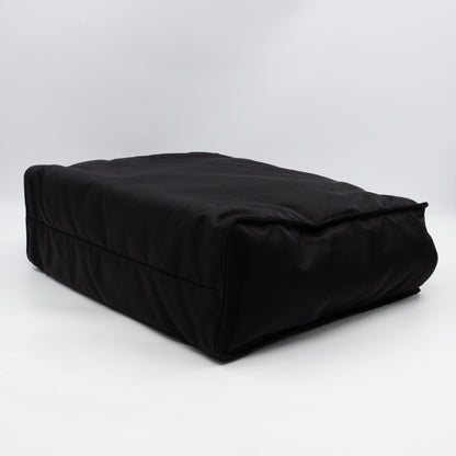 Front Pocket Tote Tessuto Nylon Black