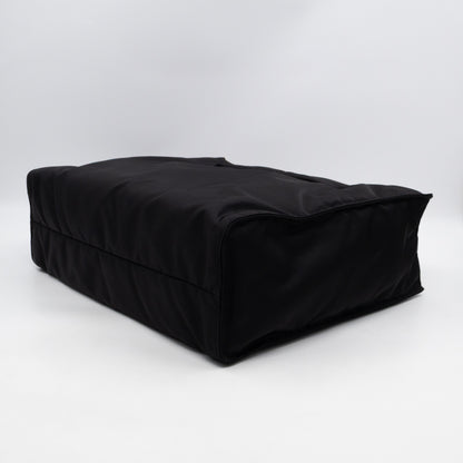 Front Pocket Tote Tessuto Nylon Black