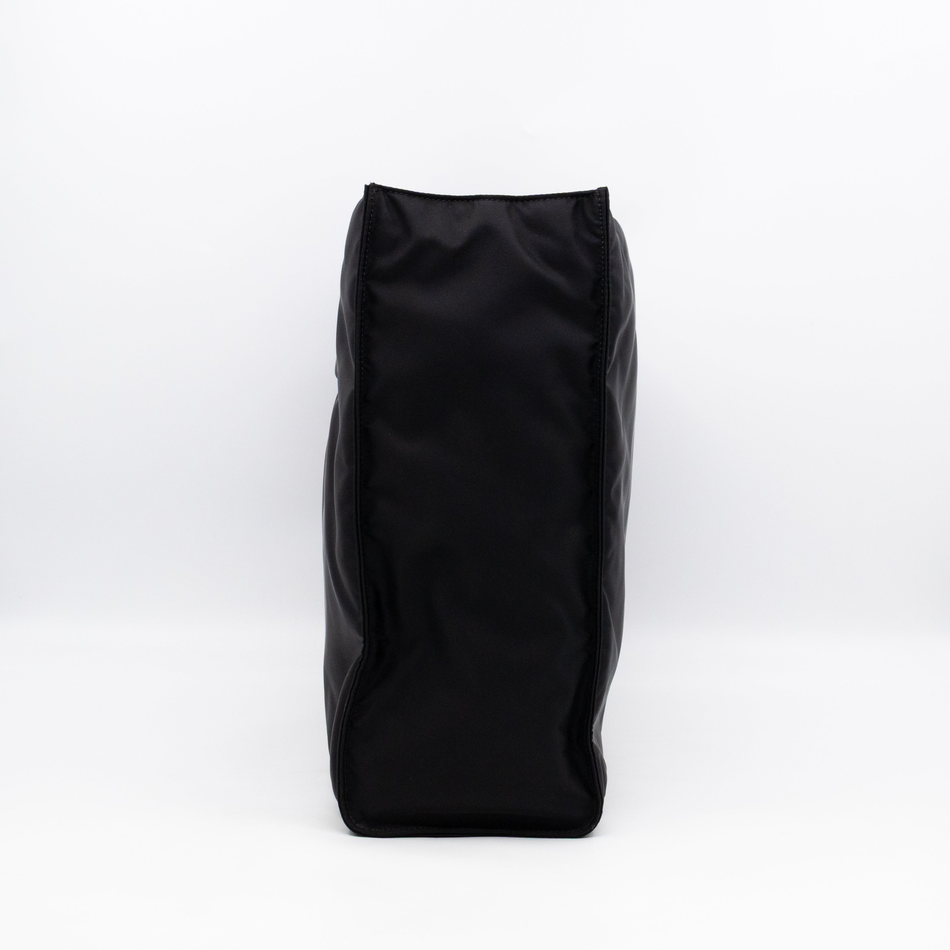 Front Pocket Tote Tessuto Nylon Black