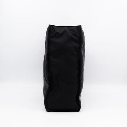 Front Pocket Tote Tessuto Nylon Black