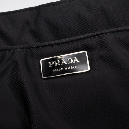 Front Pocket Tote Tessuto Nylon Black