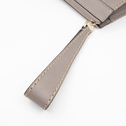 Edith Small Pouch Grey Leather