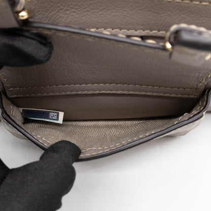 Edith Small Pouch Grey Leather