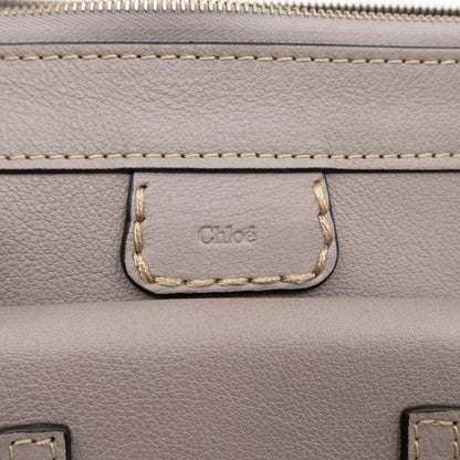 Edith Small Pouch Grey Leather