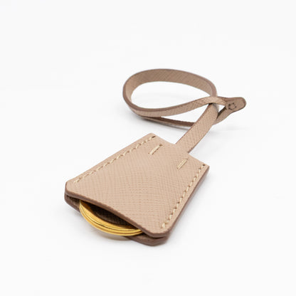 Galleria Medium Double Zip Cammeo Saffiano