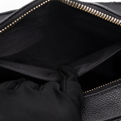Timeless CC Half Moon Hobo Bag Black Caviar Leather