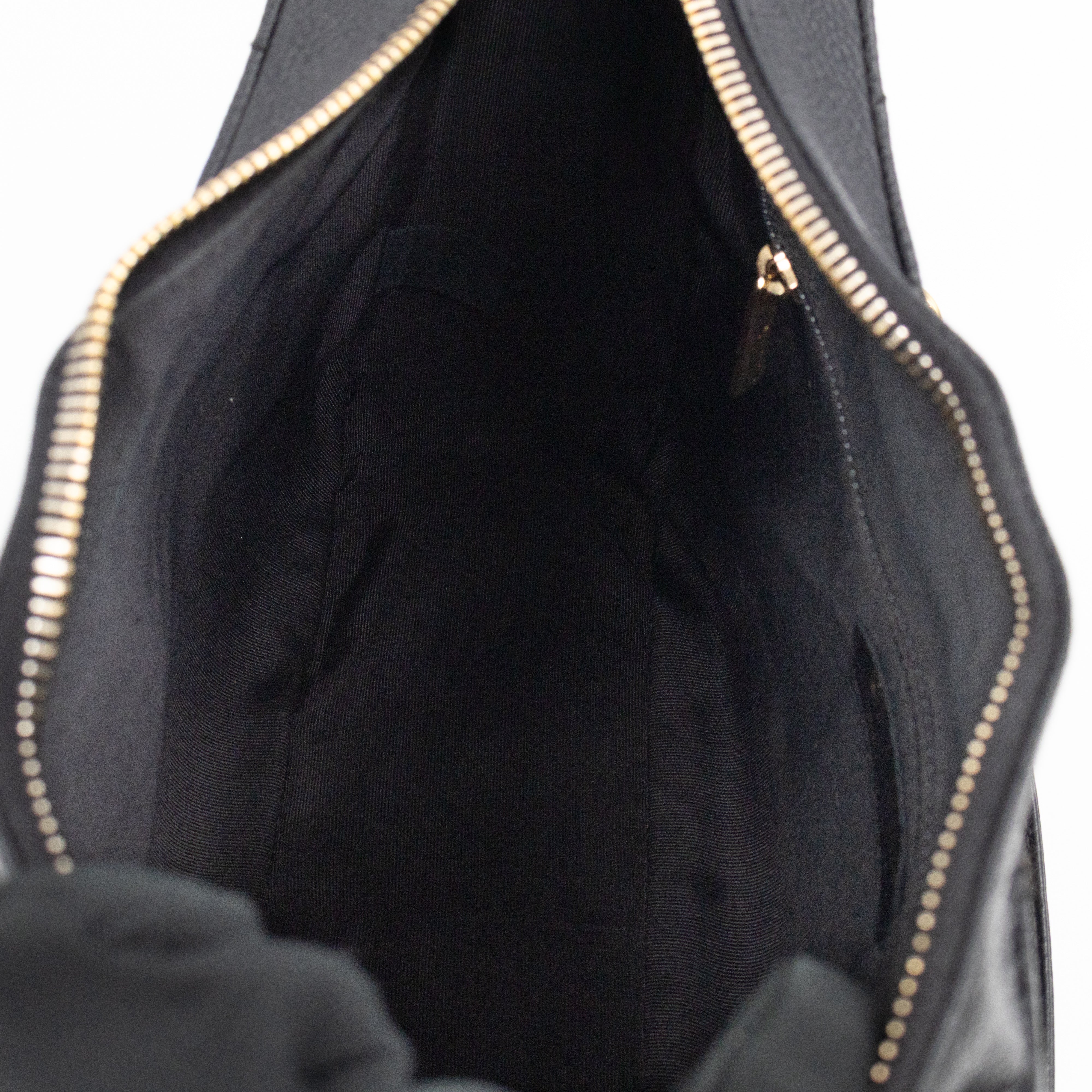Timeless CC Half Moon Hobo Bag Black Caviar Leather