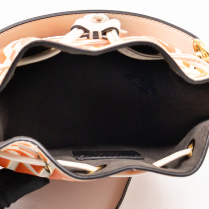 Mon Tresor Mini FF Orange & White Leather