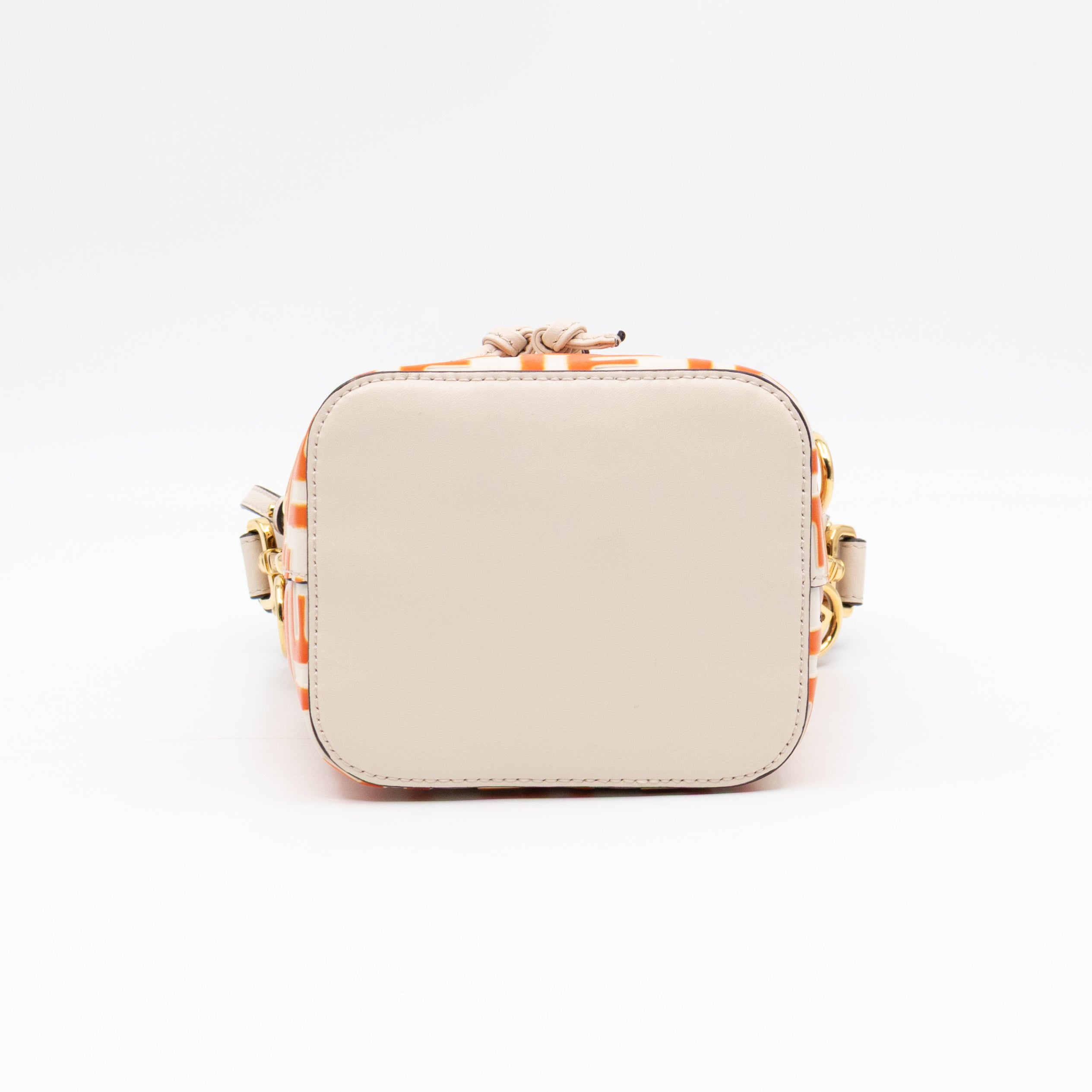 Mon Tresor Mini FF Orange & White Leather