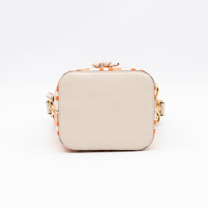 Mon Tresor Mini FF Orange & White Leather