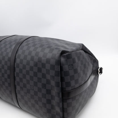 Keepall 55 Bandouliere Damier Graphite