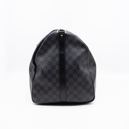 Keepall 55 Bandouliere Damier Graphite