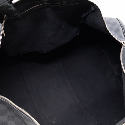 Keepall 55 Bandouliere Damier Graphite