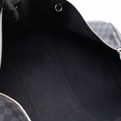 Keepall 55 Bandouliere Damier Graphite