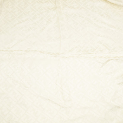 FF Silk & Wool Shawl Ivory White