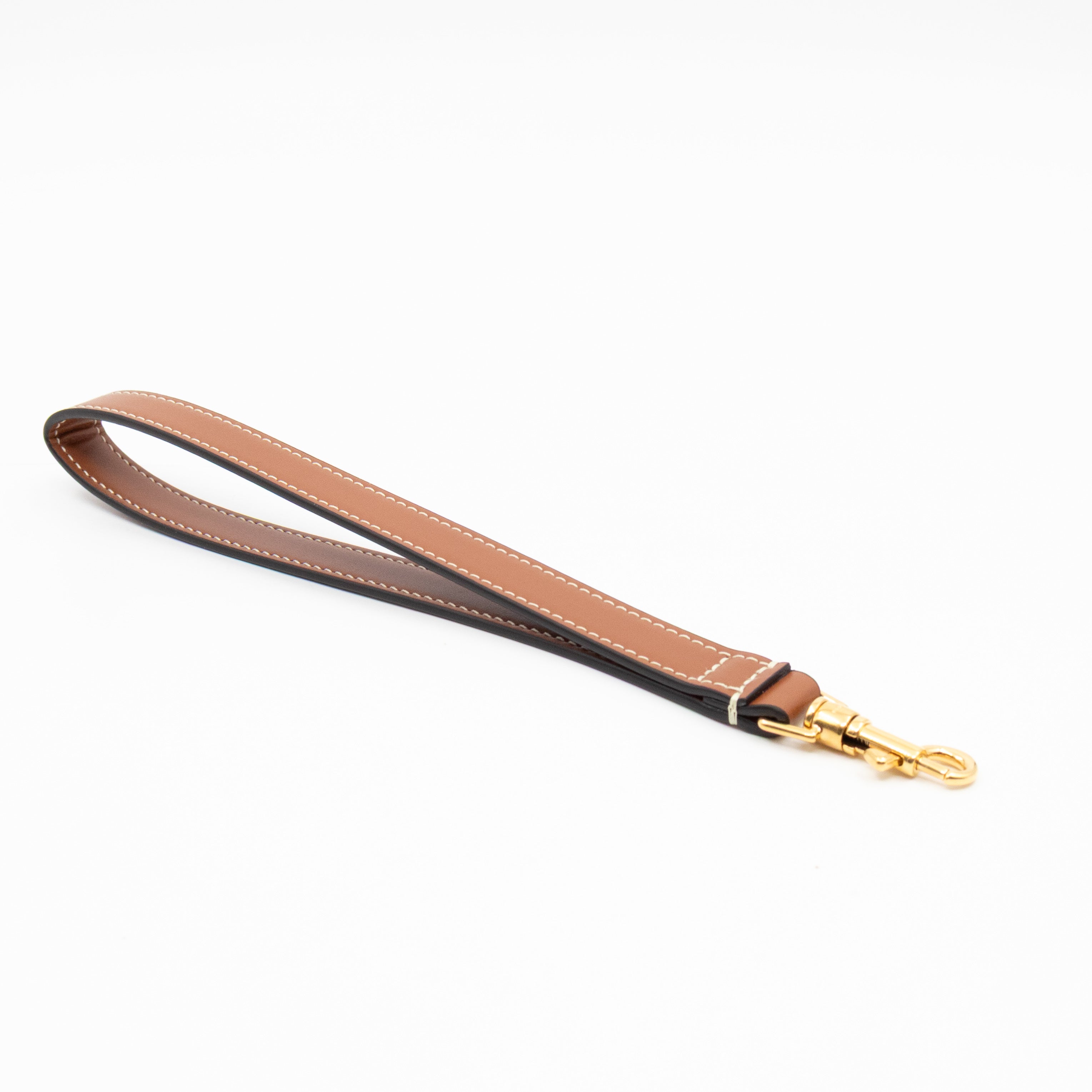 Small Pouch With Strap White Triomphe Canvas