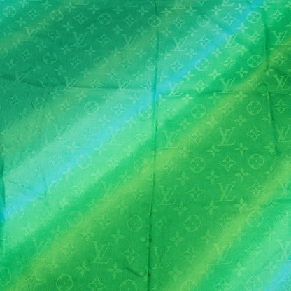 Tie & Gram Monogram Shawl Green