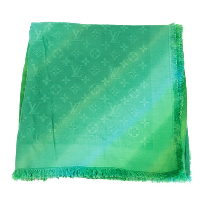 Tie & Gram Monogram Shawl Green