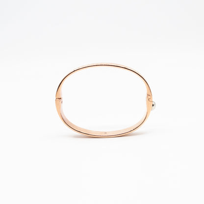 Nanogram Cuff Bracelet S Rose Gold