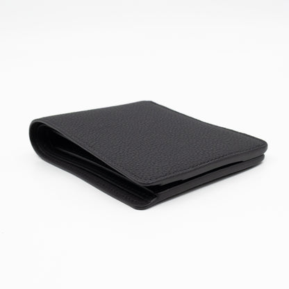 Multiple Wallet Aerogram Black Leather