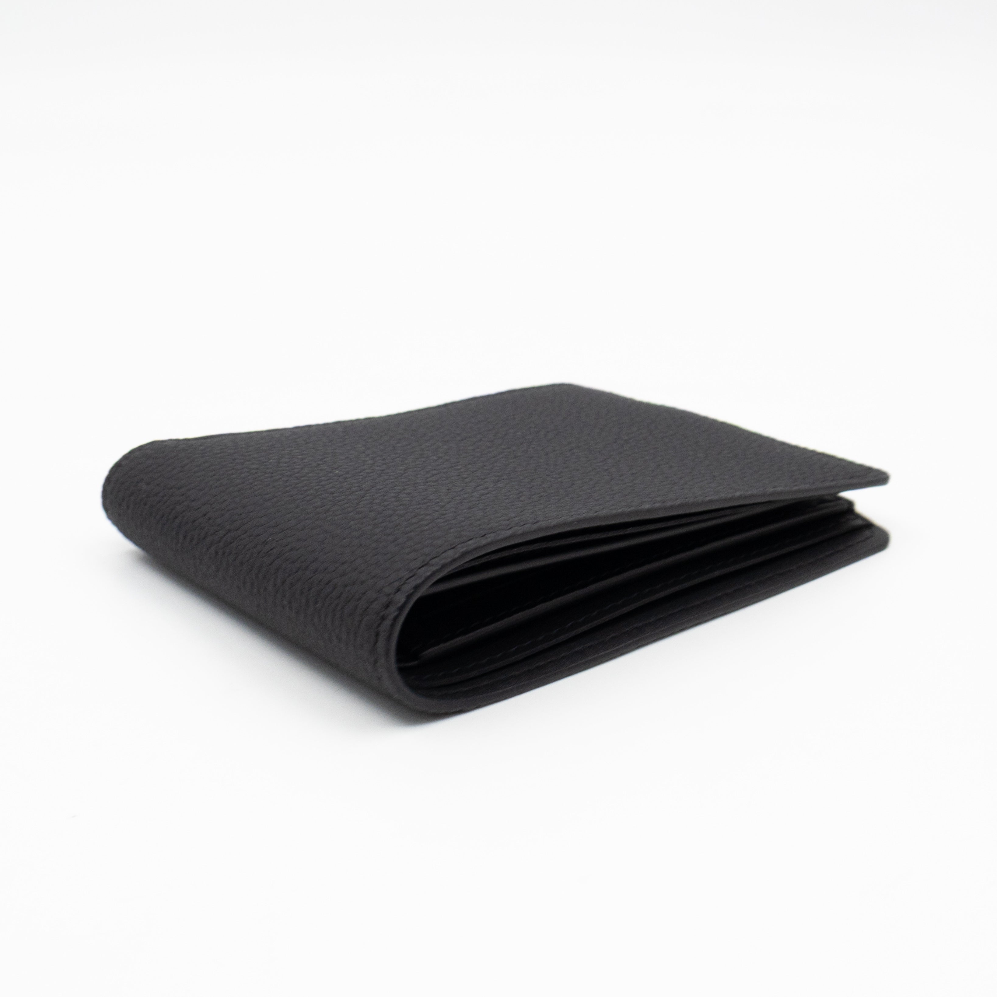 Multiple Wallet Aerogram Black Leather