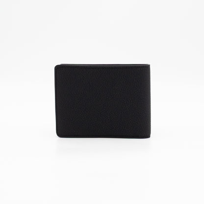 Multiple Wallet Aerogram Black Leather