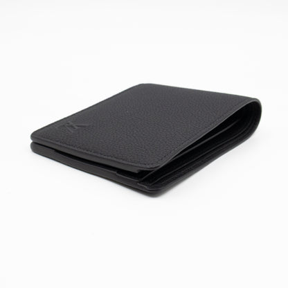 Multiple Wallet Aerogram Black Leather
