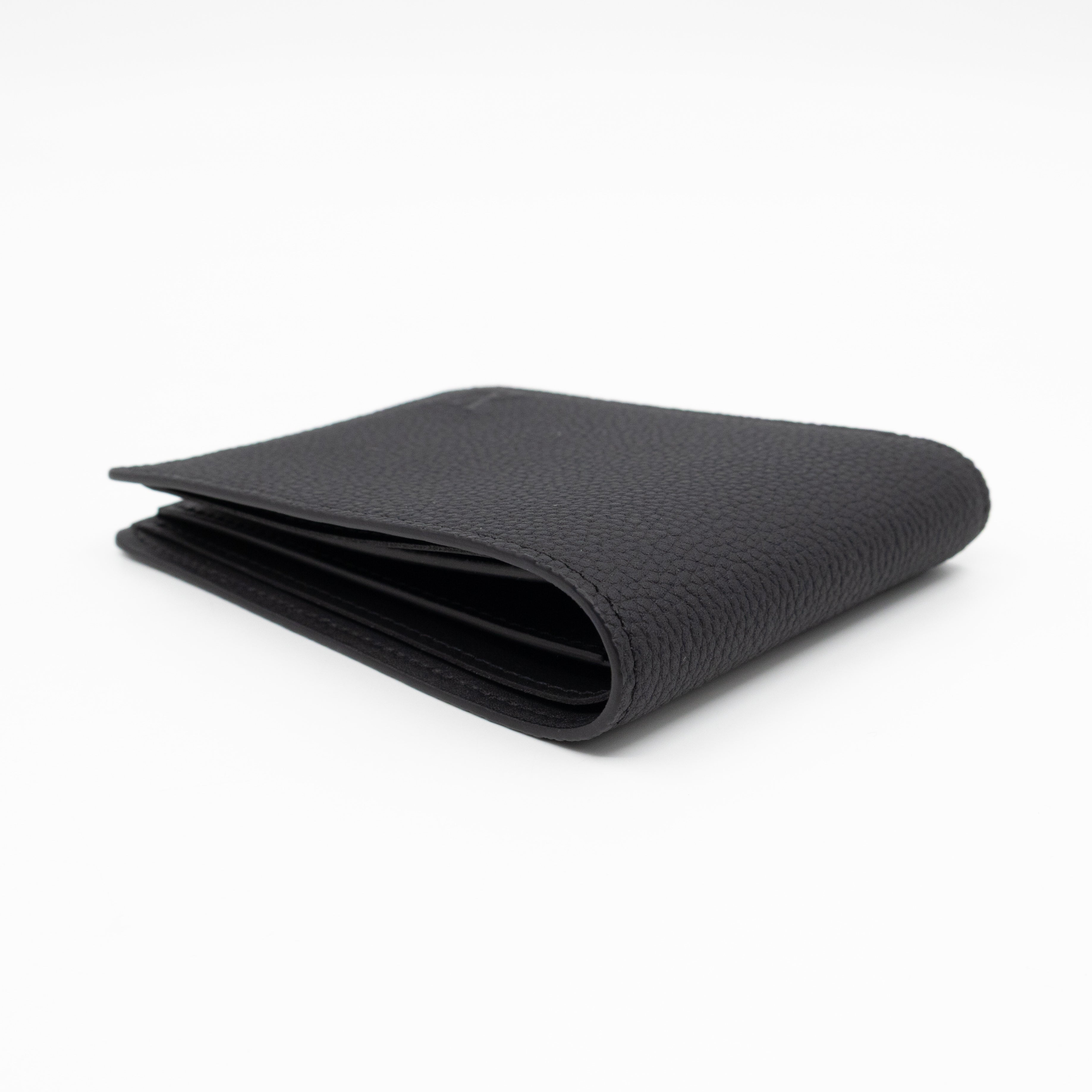 Multiple Wallet Aerogram Black Leather