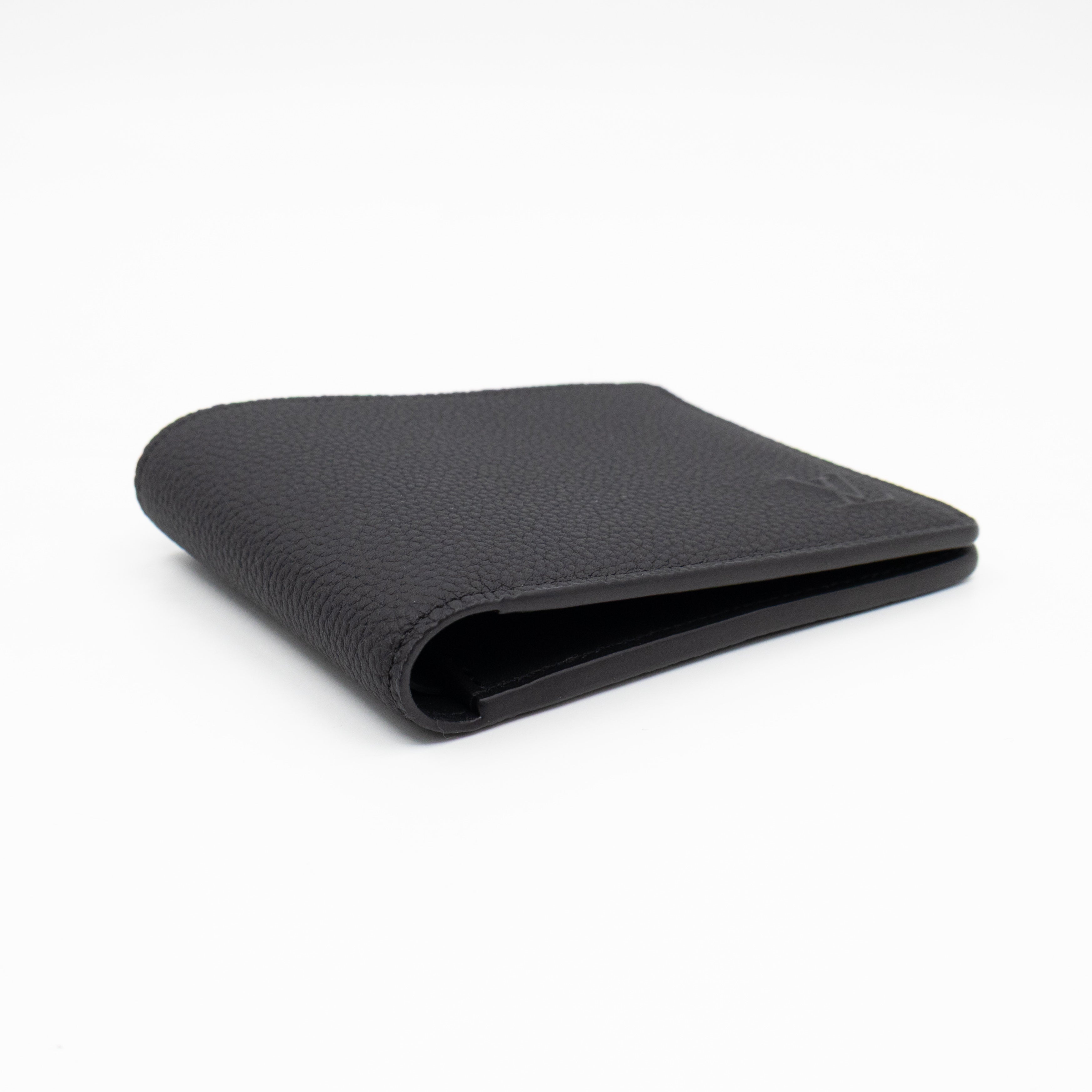 Multiple Wallet Aerogram Black Leather
