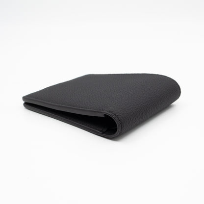 Multiple Wallet Aerogram Black Leather