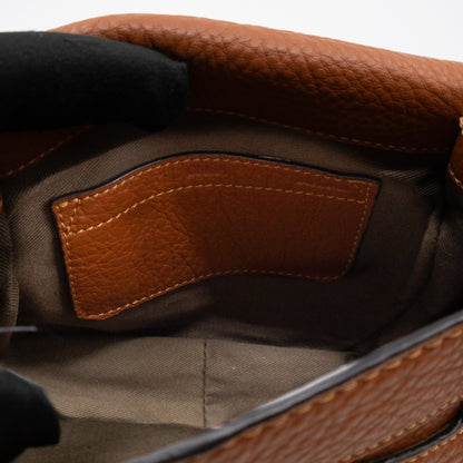 Marcie Mini Crossbody Bag Brown Leather