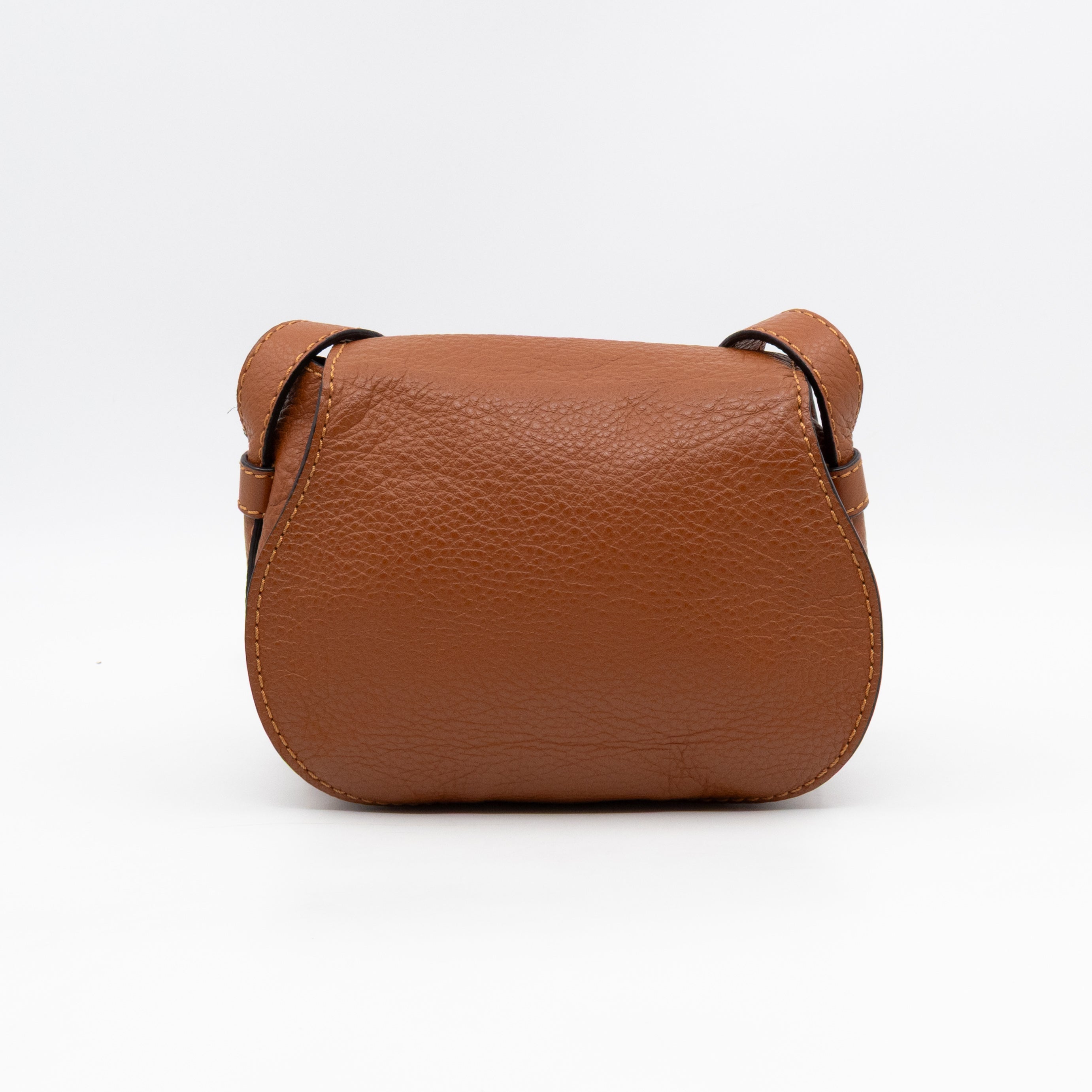Marcie Mini Crossbody Bag Brown Leather