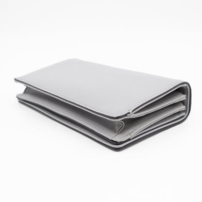 Tarot La Lune Embroidered Clutch Grey Leather