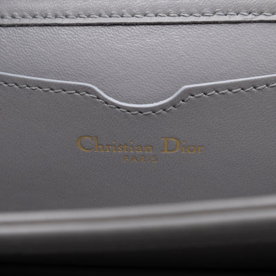 Tarot La Lune Embroidered Clutch Grey Leather