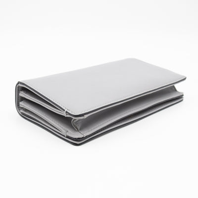 Tarot La Lune Embroidered Clutch Grey Leather