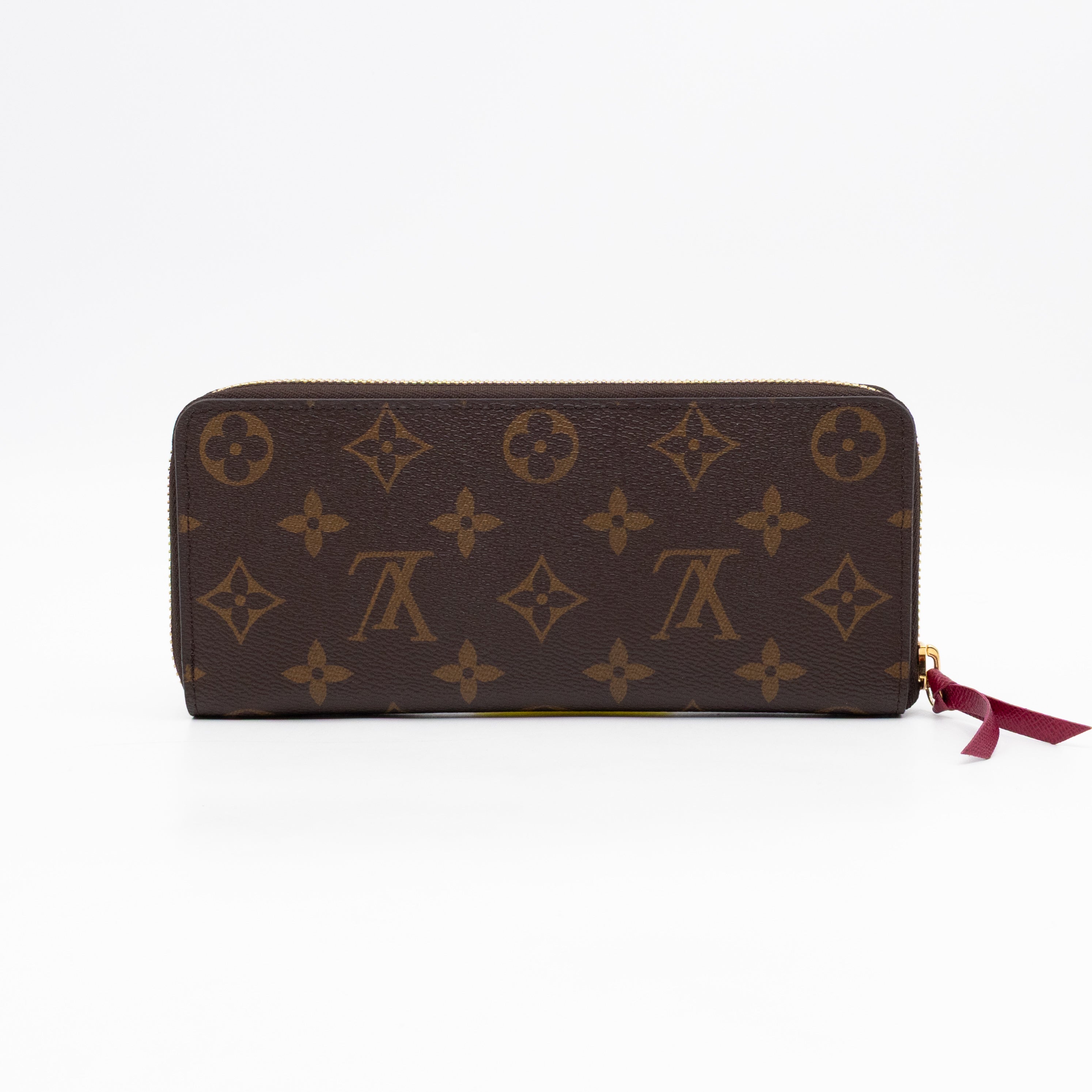 Clemence Wallet Monogram Fuchsia