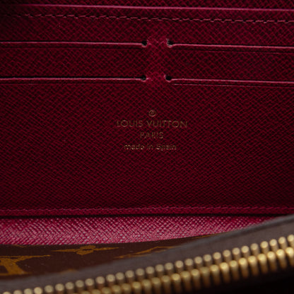 Clemence Wallet Monogram Fuchsia