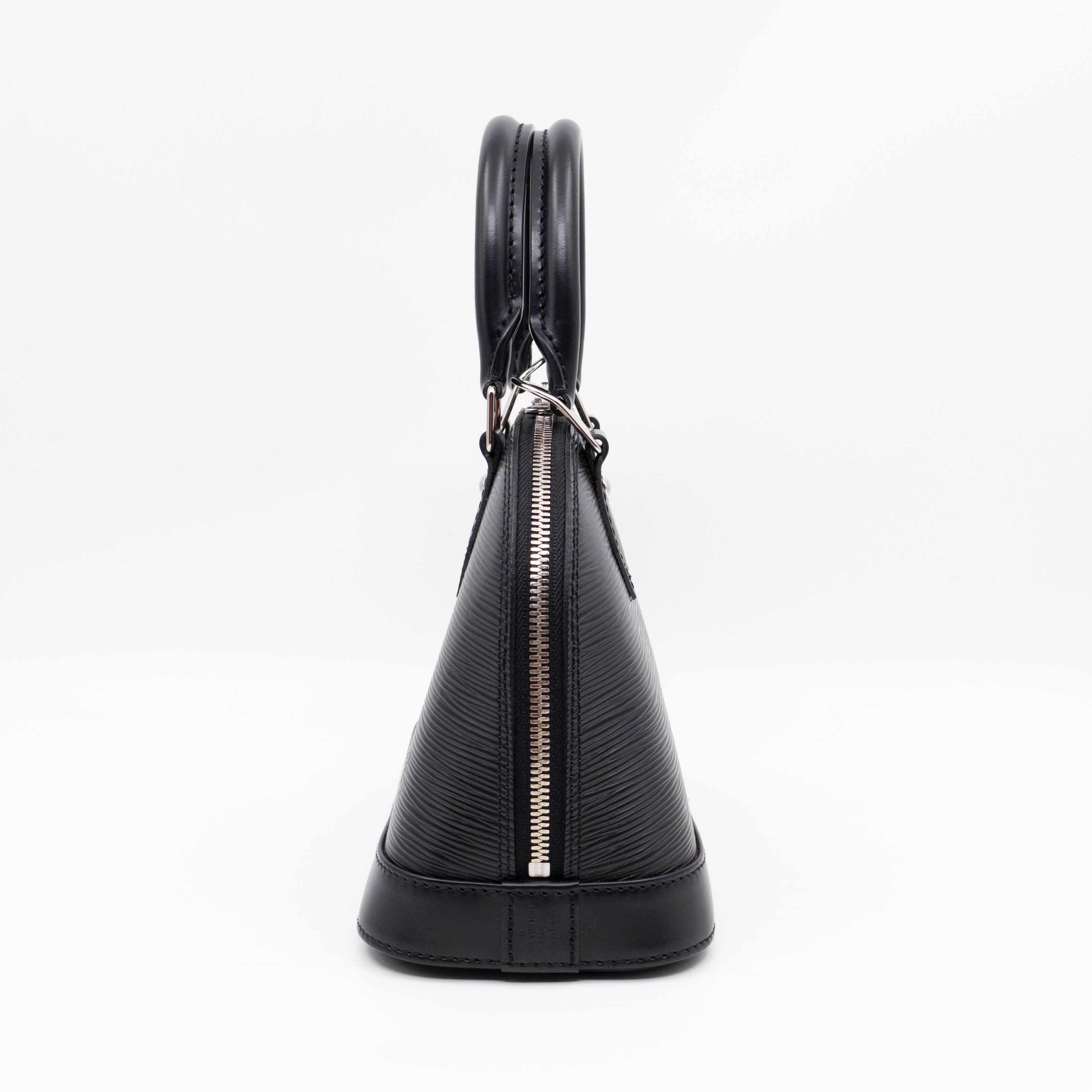 Alma BB Black Epi Leather