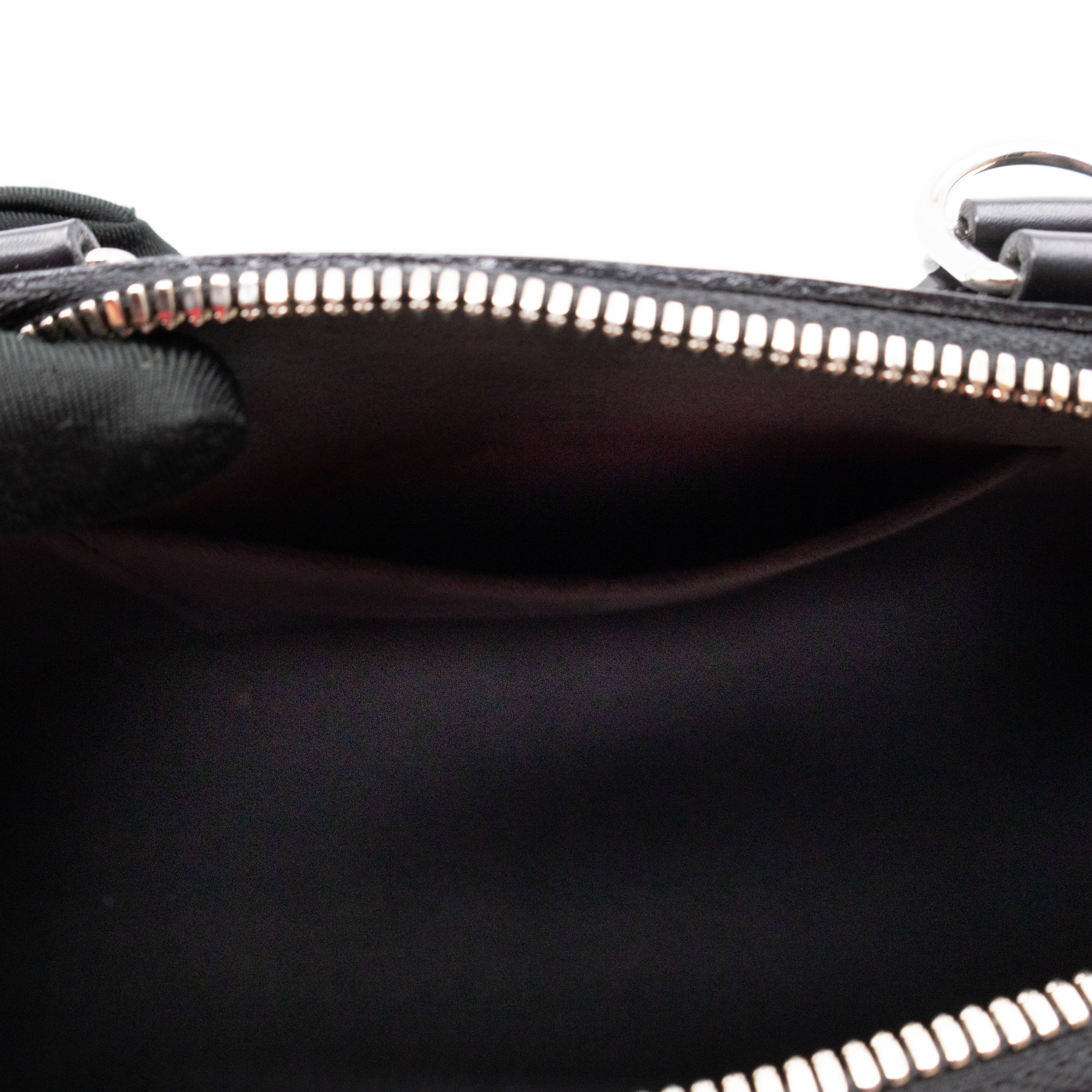 Alma BB Black Epi Leather