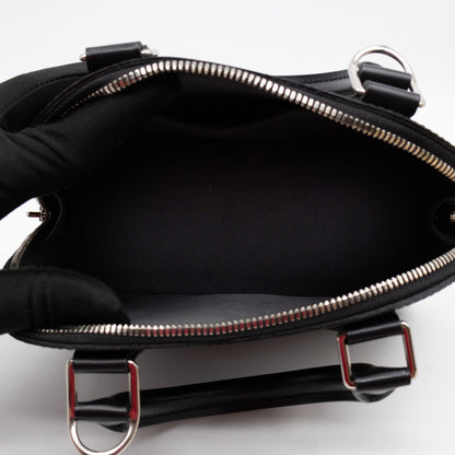 Alma BB Black Epi Leather