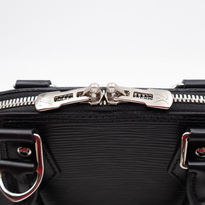 Alma BB Black Epi Leather