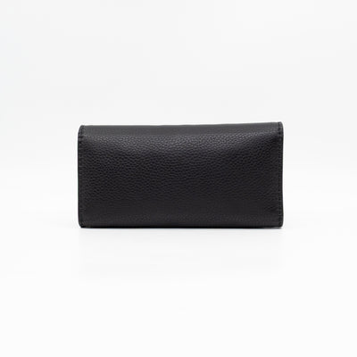 Dioraddict Wallet on Chain Black Leather
